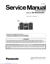 Panasonic SA-AKX34LM-K Service Manual