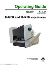 HASLER HJ710 Operating Manual