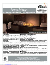 Firegear KWB-NG1 Owners & Installation Manual