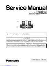 Panasonic SA-AKX95 Service Manual