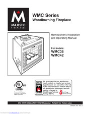 Majestic fireplaces WarmMajic WMC42 Homeowner's Installation And Operating Manual