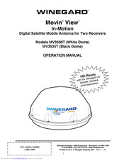 Winegard Movin' View MV3500T Operation Manual