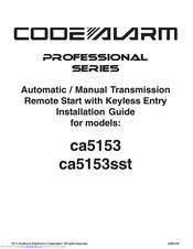Code Alarm ca5153 Installation Manual