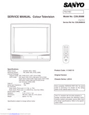 Sanyo C20LB98M Service Manual
