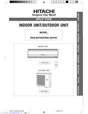 Hitachi RAS-80YH5A Installation Manual