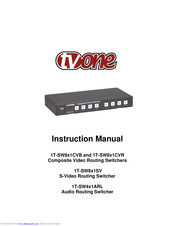 TV One One-Task 1T-SW8x1CVB Instruction Manual
