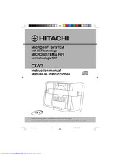 Hitachi CX-V3 Instruction Manual