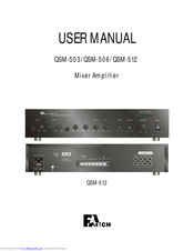 PATech QSM-512 User Manual