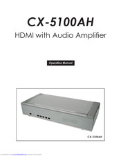 Cypress CX-5100AH Operation Manual