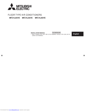 Mitsubishi Electric MFZ-KJ25VE Installation Manual