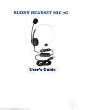 Buddy HeadsetMic 7G User Manual
