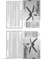 Hunter Stockbridge Owner's Manual And Installation Manual