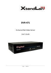 XtendLan DVR-471 User Manual