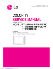 LG RT-29FD15RVE Service Manual