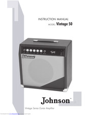 Johnson Vintage 50 Instruction Manual