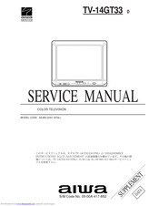 Aiwa TV-14GT33 Service Manual