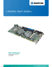 Kontron PCI-759 User Manual