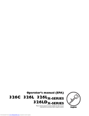 Husqvarna 326LX SERIES Operator's Manual