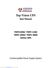 Advice TOPV 2000 User Manual