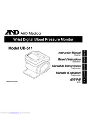A&D UB-511 Instruction Manual