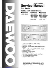 Daewoo ACP-5020RC Service Manual