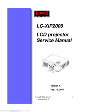 Eiki LC-XIP2000 Service Manual