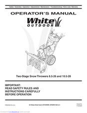 White Outdoor 8.5-26 Operator's Manual
