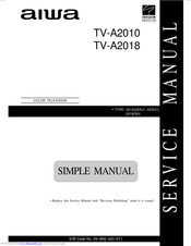 Aiwa TV-A2010 Service Manual