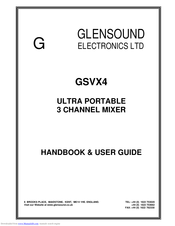 Glensound GSVX4 Handbook & User Manual