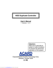 Acard ARS-2035AF User Manual