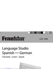 Franklin LDS-1990 User Manual