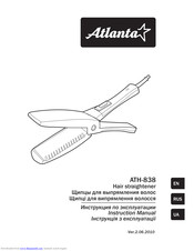 Atlanta ATH-838 Instruction Manual