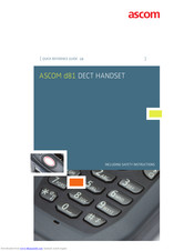 Ascom d81 Messenger EX Quick Reference Manual