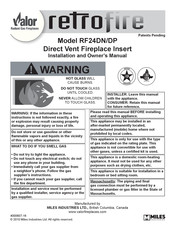 Valor RetroFire RF24DP Installation And Owner's Manual