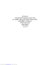 Duron K7V266A User Manual