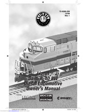 Lionel Dash 8-40 BW Diesel Locomotive Owner's Manual