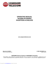 Unipower INVR2U-HS-H Operating Manual