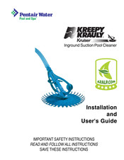 Pentair Pool Products Kreepy Krauly Kruiser Installation And User Manual