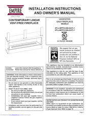 Empire Comfort Systems VFLL38FP0L-1 Installation Instructions And Owner's Manual