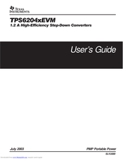Texas Instruments TPS6204xEVM User Manual
