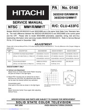 Hitachi 36SDX01S/MM1T Service Manual