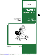 Hitachi C 10FM Technical Data And Service Manual