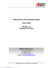 Redpine Signals RS9110-N-11-02 User Manual
