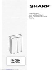 Sharp CV-P10LJ Installation And Operation Manual