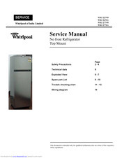 Whirlpool WRI 27NG Service Manual