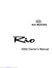 Kia 2002 Rio Owner's Manual
