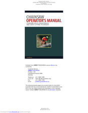 ForestWorks Chainsaw Operator's Manual