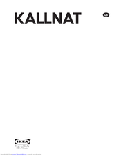 IKEA KALLNAT User Manual
