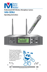 Better Music Builder VM-99U Operating Instructions Manual