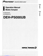 Pioneer Super Tuner IIID DEH-P5000UB Operation Manual